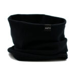 BAVLNĚNÝ RIB NÁKRČNÍK ČERNÁ