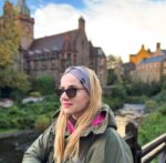 BAVLNĚNÁ ČELENKA RIB TWIST TAUPE - Obrázek 2