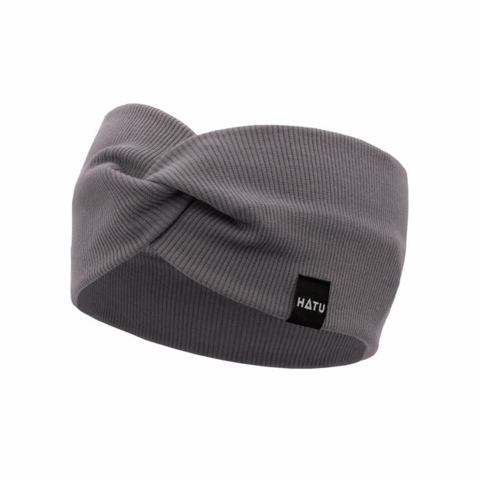 DĚTSKÁ BAVLNĚNÁ ČELENKA RIB TWIST TAUPE - Obrázek 1