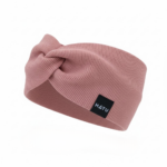 BAVLNĚNÁ ČELENKA RIB TWIST OLD PINK