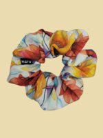 SCRUNCHIE GUMIČKA <BR>Z UMĚLÉHO HEDVÁBÍ - KVĚTY - Obrázek 3