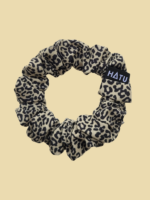 SILKY SCRUNCHIE GUMIČKA BÉŽOVÁ <br> - LEOPARD - Obrázek 2